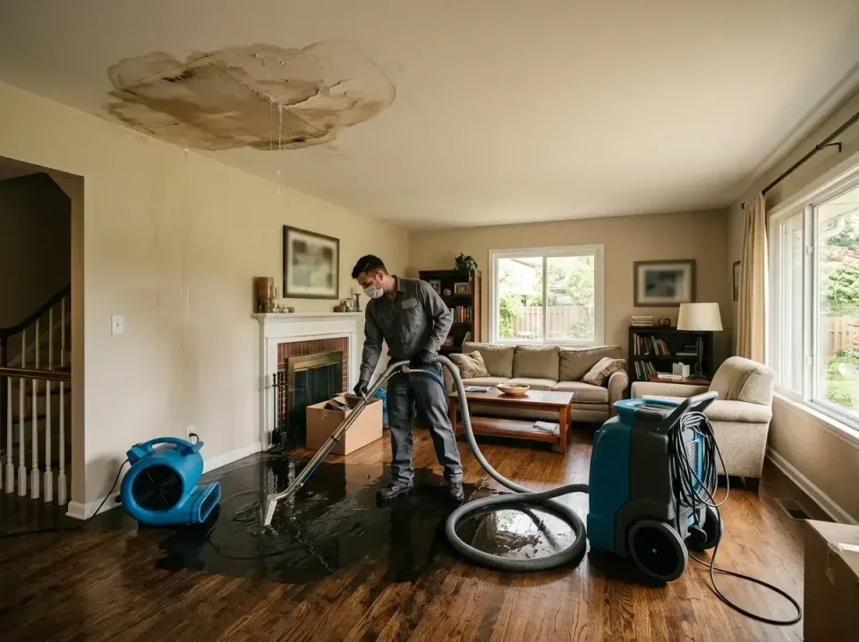 attic-pipe-burst-ceiling-drip-008 — frequently asked questions, Water Damage Restoration & Carpet Care in Carrollton, IL